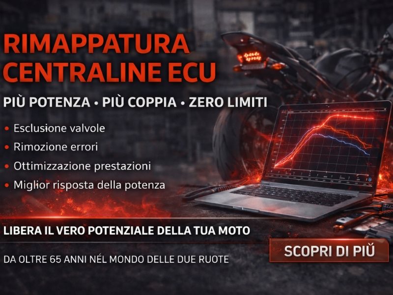 RIMAPPATURA CENTRALINE MOTO, SCOOTER E AUTO – PIÙ POTENZA